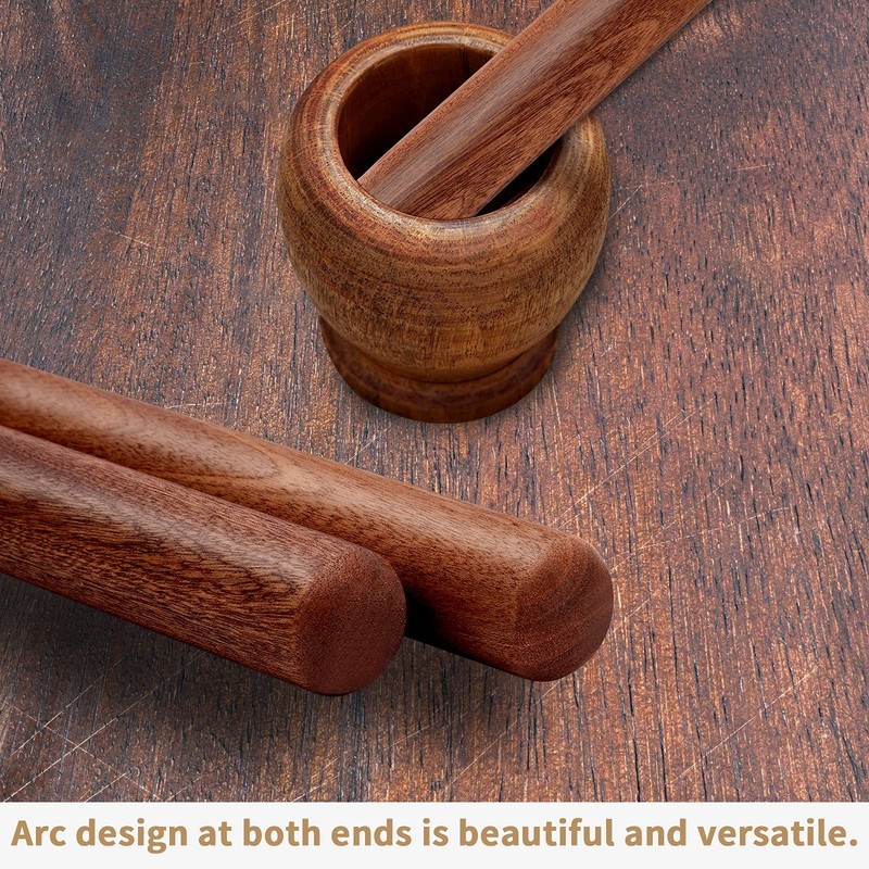 French Rolling Pin, 17.7 Inches Wood Rolling Pin for Baking Extra Long Thicke... gallery