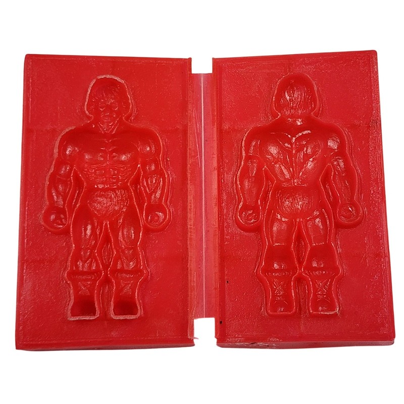 Vintage He Man Action Figure Red Play Doh Candy Mold Masters of the Universe 80s