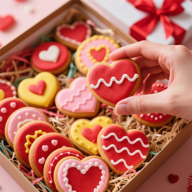 Valentine’s Day Cookie Cutters Heart Cookie Cutter Set 9 Pieces Stainless Steel gallery