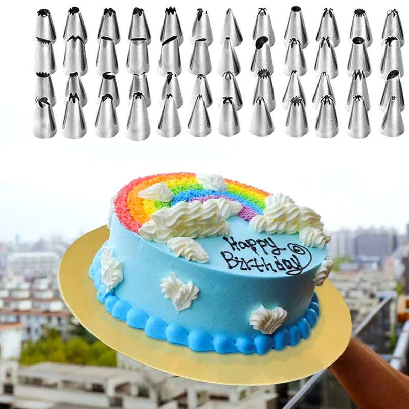 129 Pcs Baking Supplies Kit DIY Cake Cupcake Decorating Icing tips Set Tools New gallery