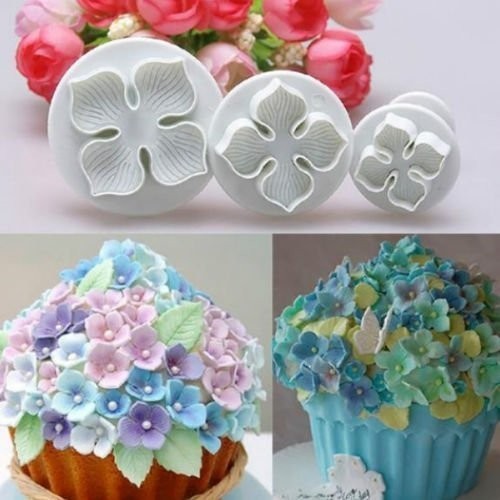 Fondant Cutters & Molds Set for Cake Decorating, Icing Smoother & Plunger Cutter gallery