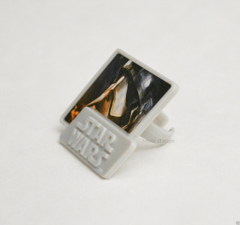 12 Star Wars The Force Awakens Cupcake Rings Topper Bday Party Goody Bag Favor gallery