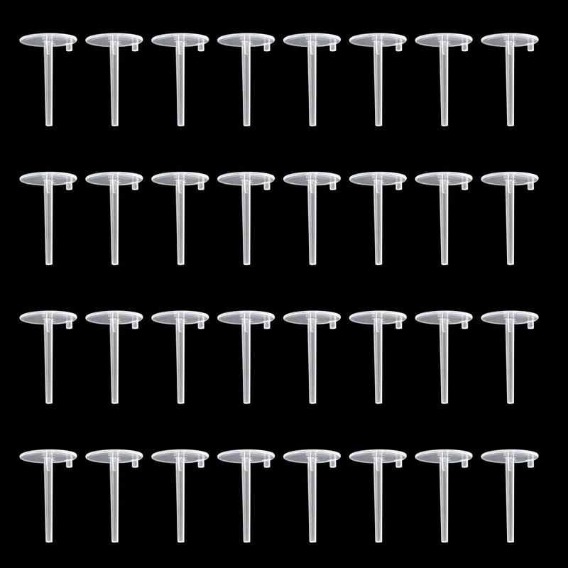 100pcs Cake Insert Bottom Bracket Round Small Cupcake Baking Accessories Tran…