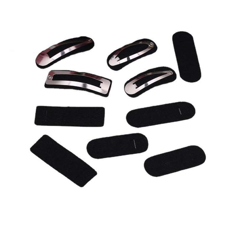 100PCS Oval Non-woven Tear Drop snap clips spacers Rectangle Felt pads PatchN8 gallery