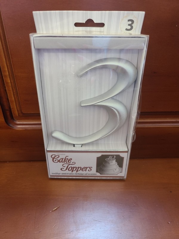 Monogram Cake Toppers For Weddings Anniversaries Birthdays and More #3 gallery
