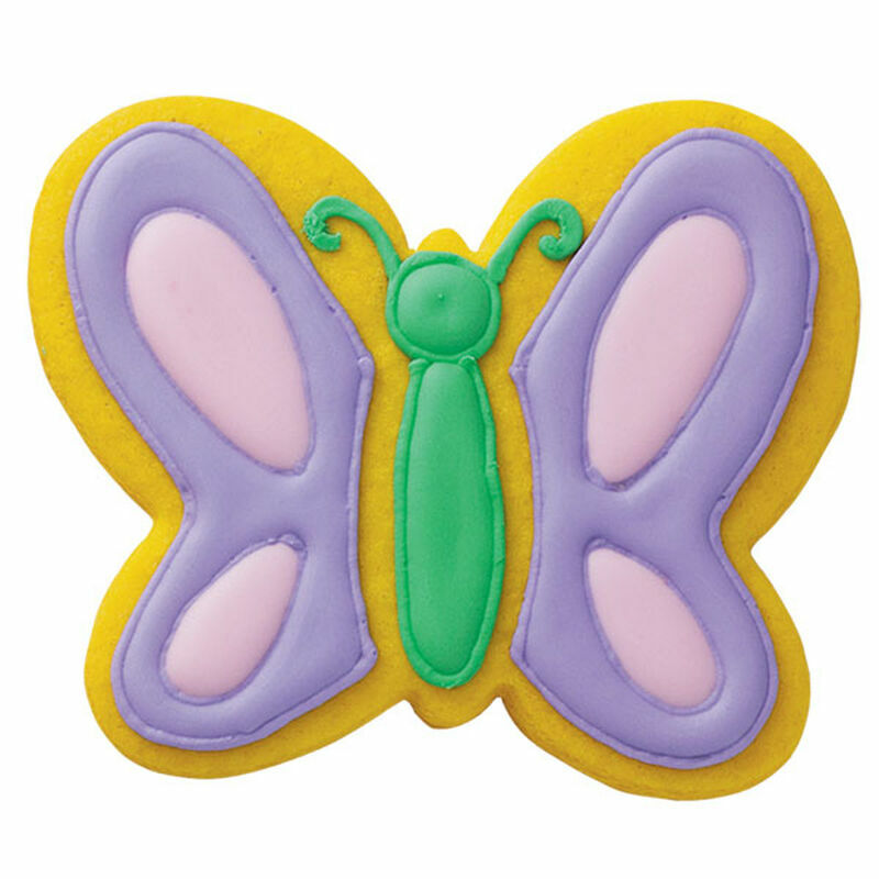 New Wilton Comfort Grip Large Butterfly Cookie Cutter Purple Spring Tea Sandwich gallery