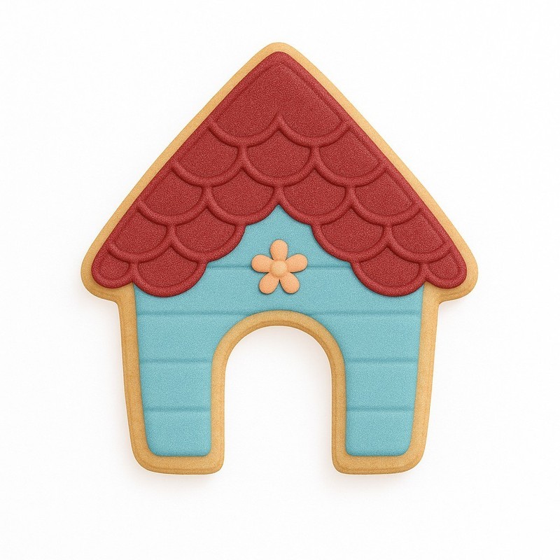 Doghouse 3.5'' Cookie Cutter Metal Pet Animal Shelter Treats Made in the USA gallery