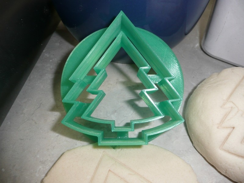 CHRISTMAS TREE EVERGREEN DESIGN CONCHA CUTTER MEXICAN SWEET BREAD STAMP PR5000 gallery