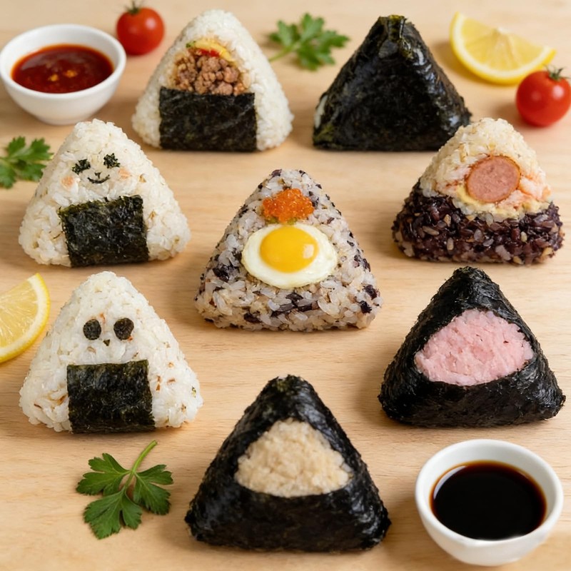 2PCS Clear Large Onigiri &Triangle Rice Ball Mold for Sushi – Non-Stick, BPA-Fre gallery