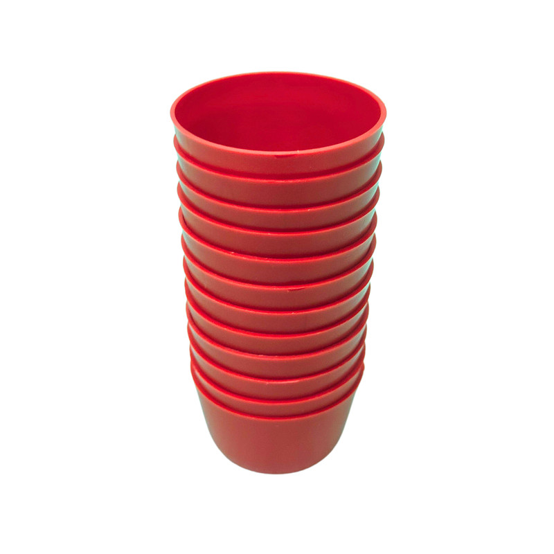 12 Pieces Puto Kutsinta Pichi-pichi Filipino Mold Lompang Talam Red Cups gallery