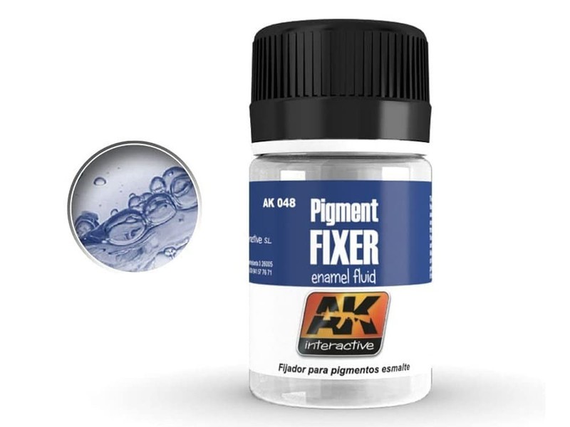 AK Interactive - Pigment Fixer - AK00048 by 0.57 Fl Oz (Pack of 1), Assorted