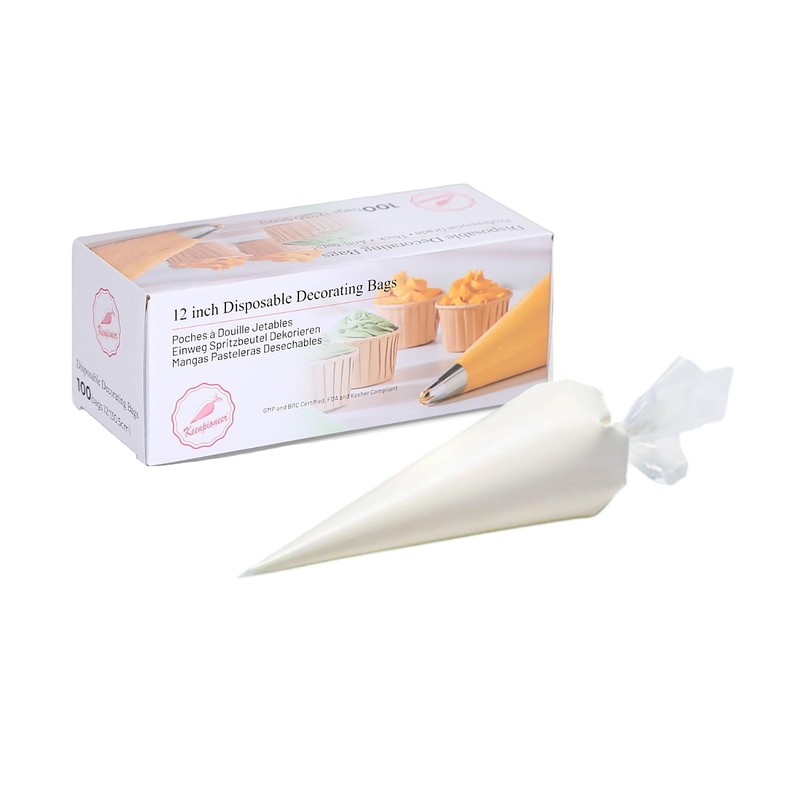 Keenpioneer 100x Disposable Clear 12-inch Icing Cake Decorating Piping Bags gallery