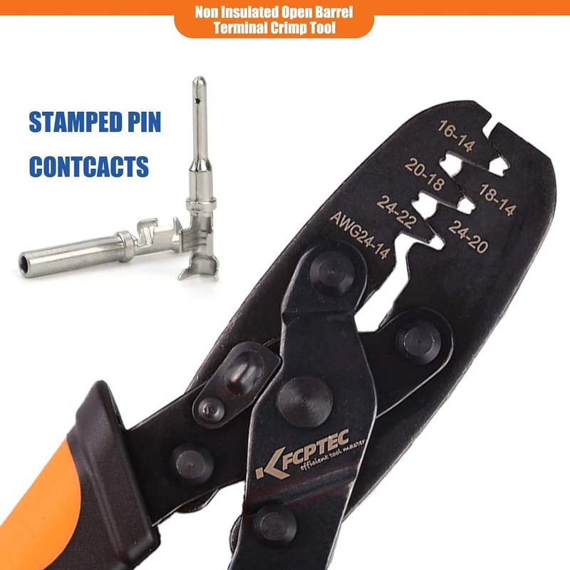 Molex Crimping Tool, Open Barrel Terminal Crimper for Deutsch, TYCO, AMP gallery
