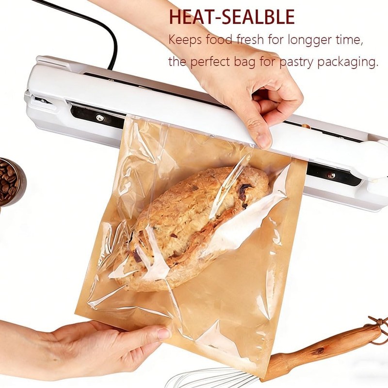 Single Cookie Bags Wrappers 5 x 7 Inch for Baking Donut Pastry, 120 Pack gallery