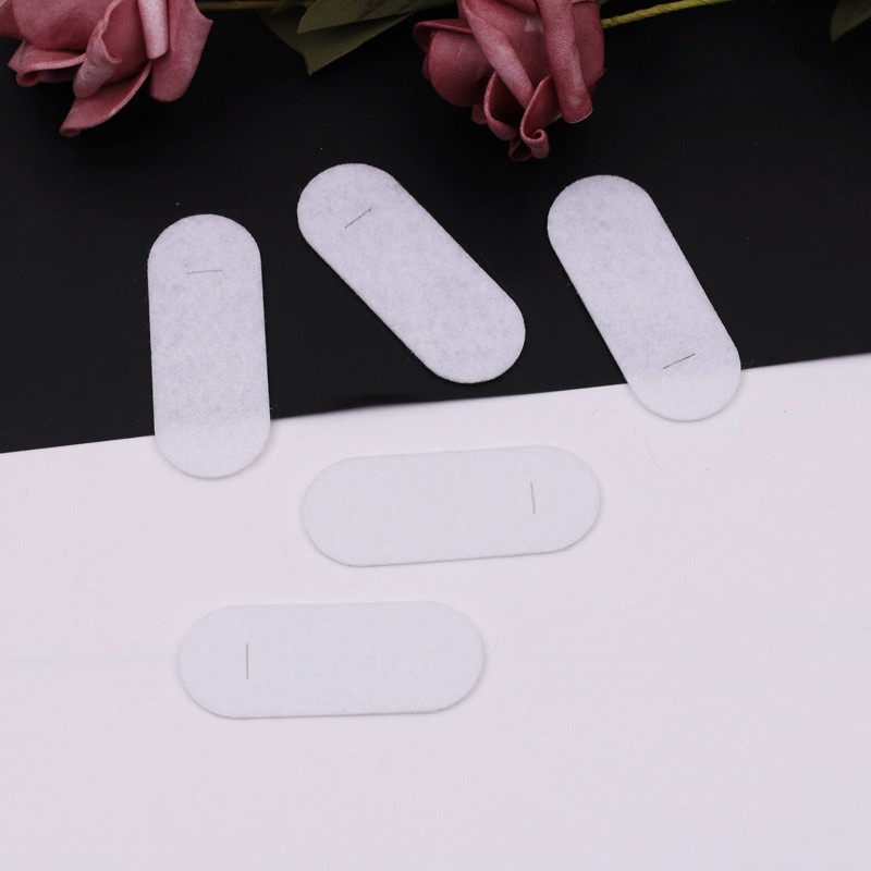100PCS Oval Non-woven Tear Drop snap clips spacers Rectangle Felt pads PatchN8 gallery