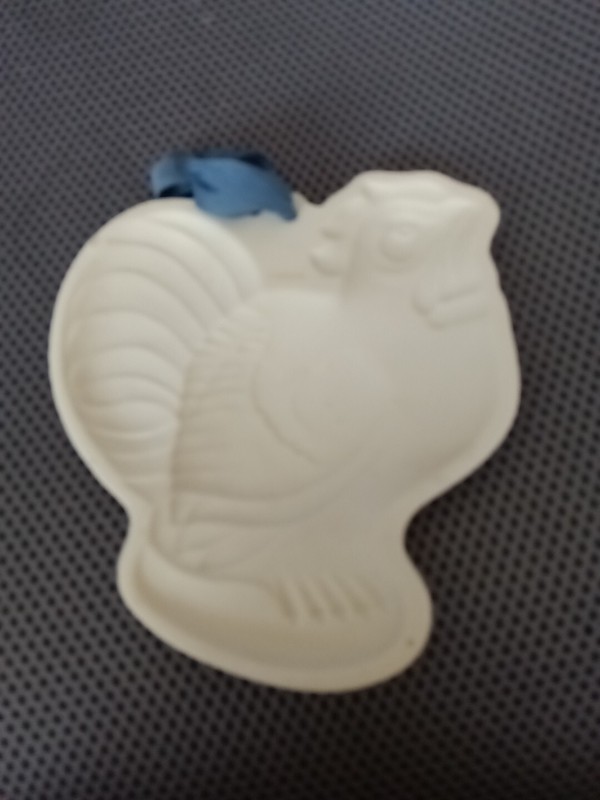 Lenox Poppies Barnyard Collection Rooster Cookie Press Mold Wall Plaque gallery