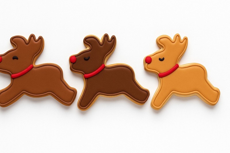 Mini Reindeer 1.75'' Cookie Cutter Metal Christmas Deer gallery