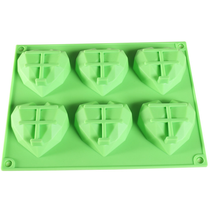 3pcs 6-dimensional magic cube silicone mousse cake mold Aromatherapy Candle Mold gallery