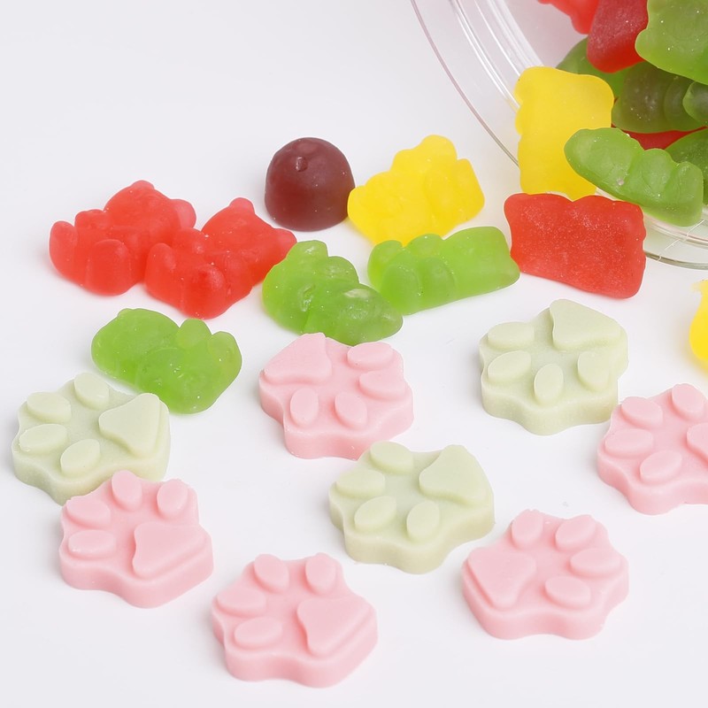 Mini Paw Print Silicone Candy Molds for Caramels Chocolate Ice Cube Jelly gallery