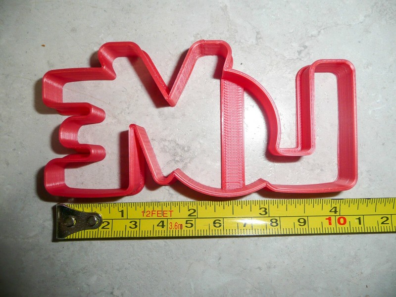 LOVE WORD BLOCK LETTERS OUTLINE VALENTINES WEDDING COOKIE CUTTER USA PR3323 gallery
