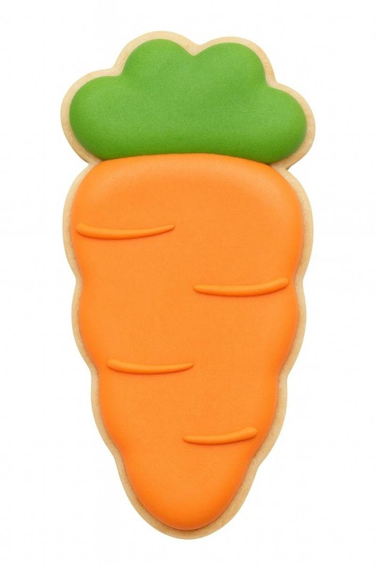 Carrot 4'' Cookie Cutter Vegetable Garden Metal Easter Cake gallery