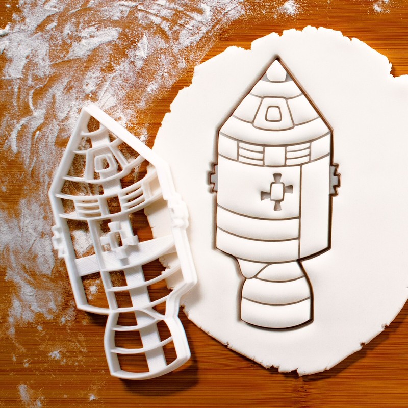 Space Command and Service Module Cookie Cutter – spacecraft rocket Apollo lunar