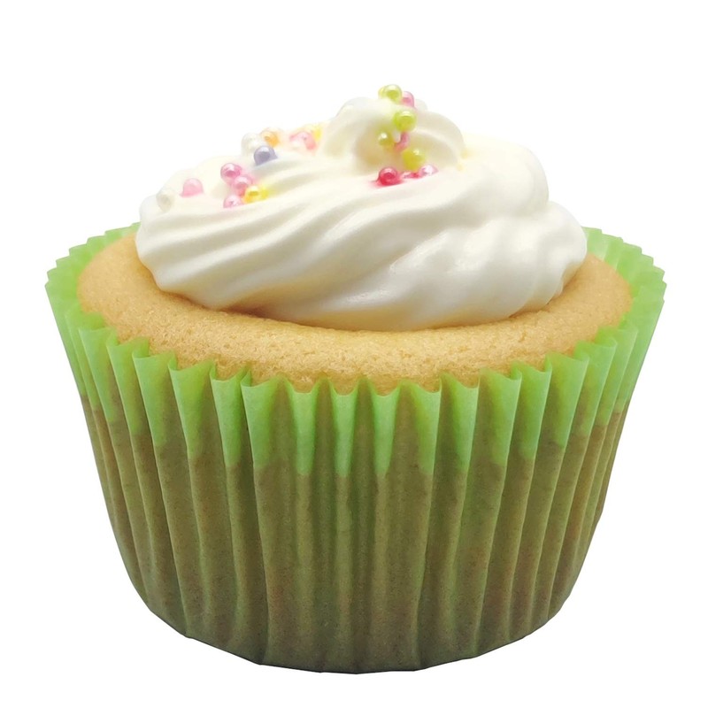100 PCS Green Greaseproof Cupcake Liners Muffin Paper Baking Cups Standard gallery