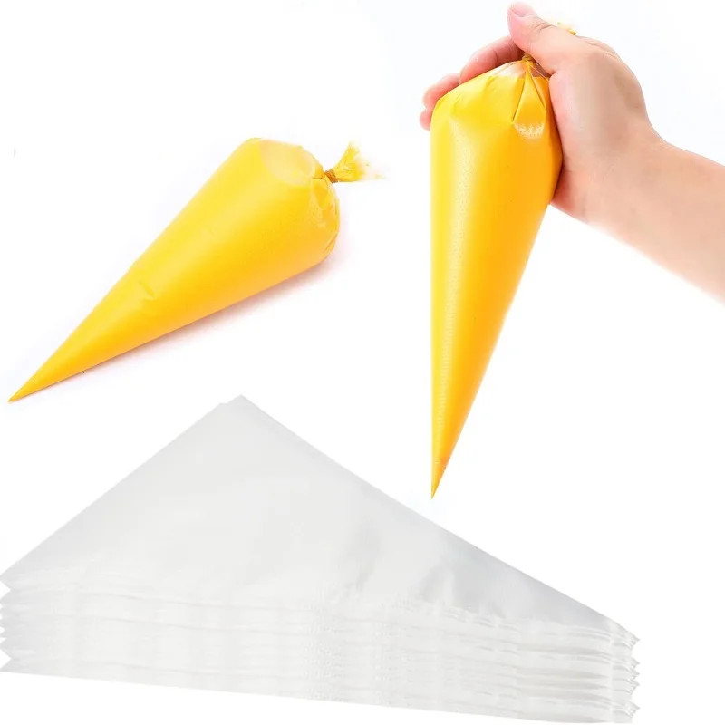 100 Disposable Decorating Bags, 27X17Cm for Baking. Bulk Pack, Multipurpose, Val