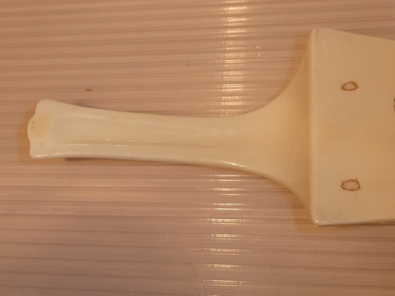 vintage Cake Pie Server Victorian porcelain Rose Chintz floral gold england gallery