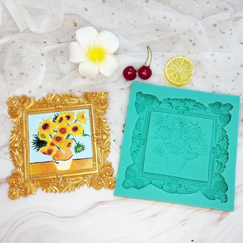 Relief 3D Sculpted Decorations Mold, Resin Crafting Projects Frames Mold gallery