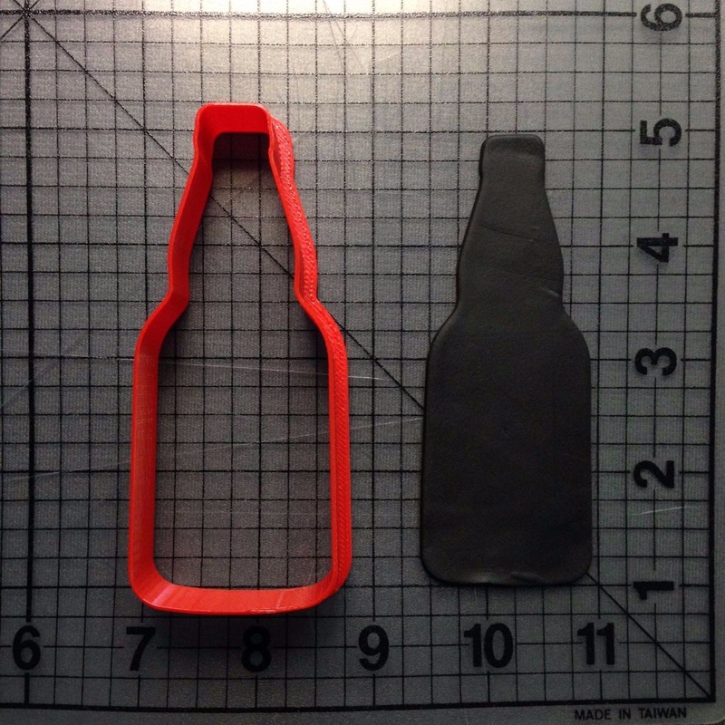 Beer Bottle 101 Cookie Cutter