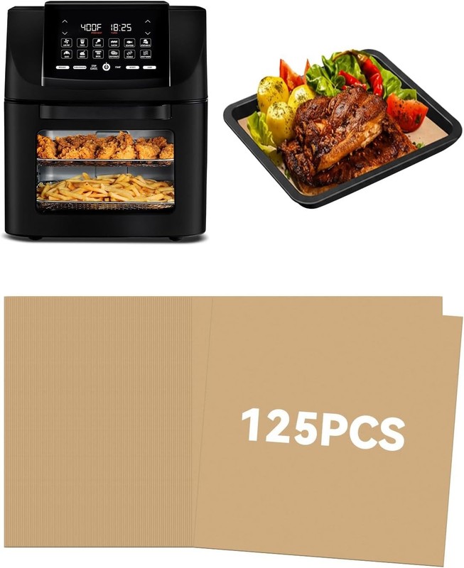 125PCs Air Fryer Parchment Paper Liners patible with Gourmia Air Fryer