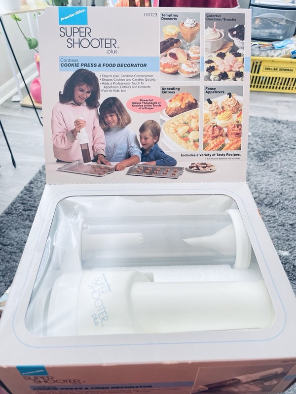 Proctor Silex Super Shooter Plus Cookie Press & Accessory Kit Cordless SEALED gallery
