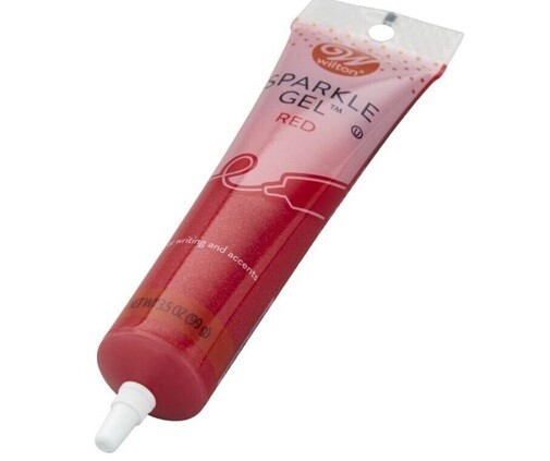 Wilton Sparkle Decorating Gel Red