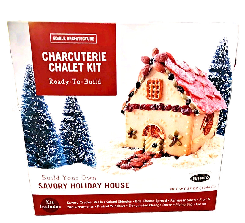 Busseto Edible Architecture Charcuterie Chalet Ready To Build Savory House Kit