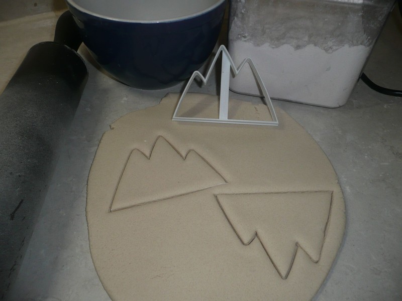 BEAR FURRY PAW MOUNTAIN OUTDOORS ANIMAL SET OF 3 COOKIE CUTTERS USA PR1420 gallery