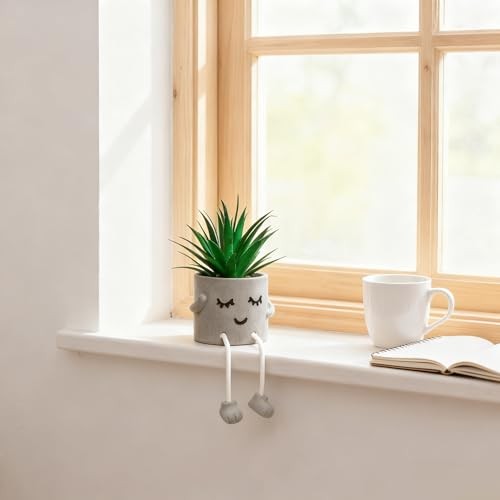 Small Artificial Succulent Plant in Pot 1PCS - Lifelike Fake Set of 1-Beam gallery