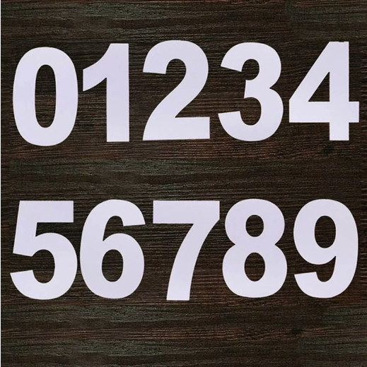 0-8 Numeral Cake Stencils Molds 12 Inch Arabic Number Cake Maker Decorative F... gallery