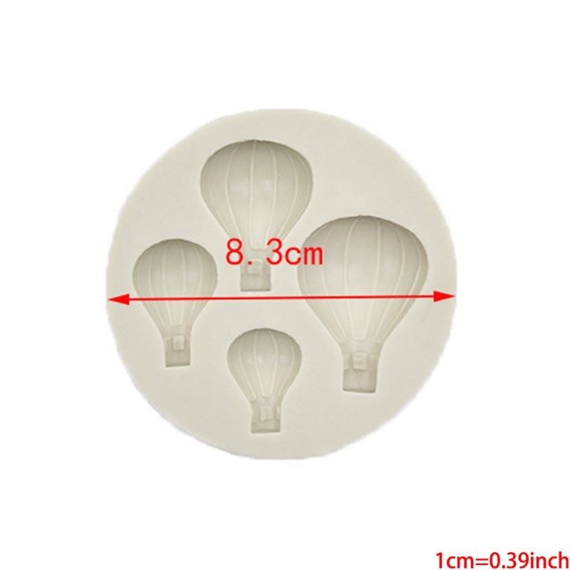 Creative Hot Air Balloon Shape Fondant Cake Silicone Mold Pastry Chocolate M gallery