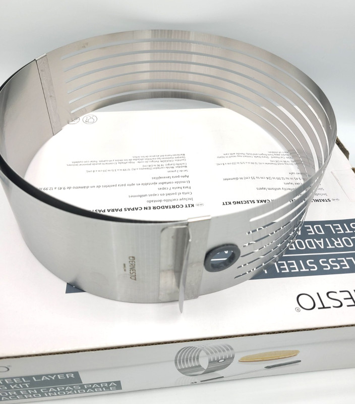 Layer Cake Slicing Kit Stainless Steel 2pc Ernesto gallery