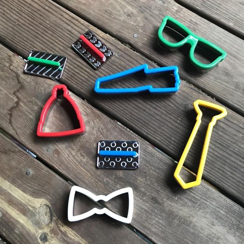 Set 8 BAND OF OUTSIDERS X Neiman Marcus Target Hipster Cookie Cutters Stamps