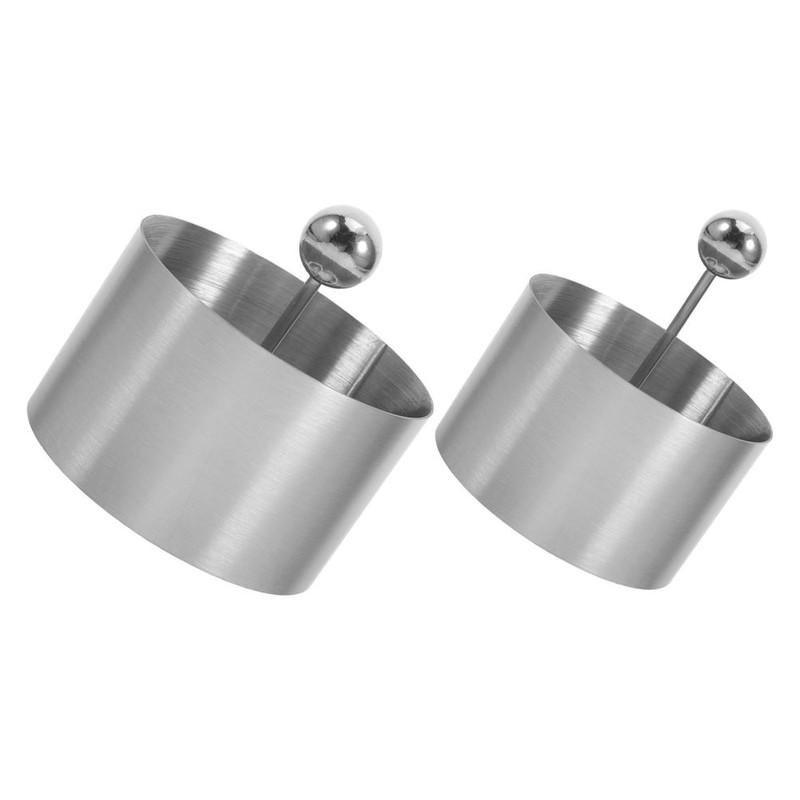 2pcs Burger Patty Press Round: 2" And 3" Mold - Meat Weight gallery