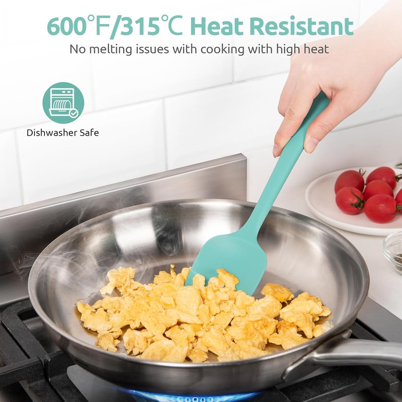 Silicone Spatula Set Heat Resistan & 600ºF Spoon Spatula Sel gallery