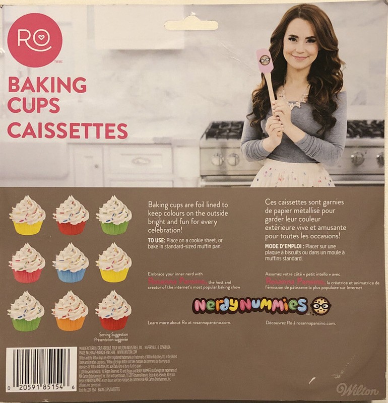 New Rosanna Pansino Nerdy Nummies Baking Cups *72 Count* NIP! Hot!!! gallery