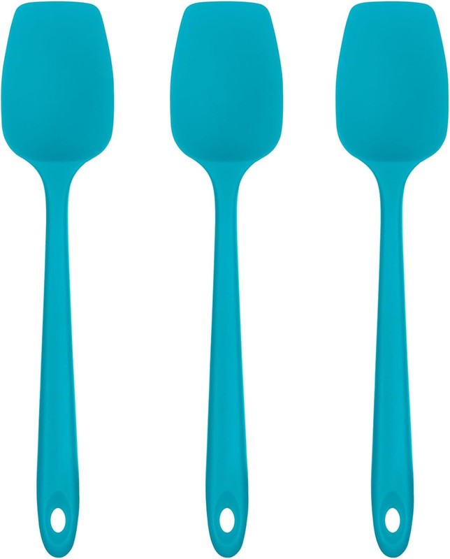 Heat Resistant Silicone Spoon Spatula: 600ºF High Heat Flexible 11