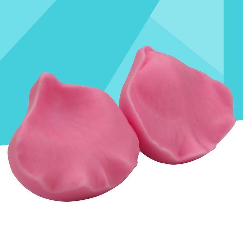 2 Pcs Petal Silicone Cake Molds Fondant Mousse Dessert Chocolate Tray