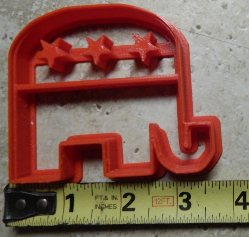 REPUBLICAN ELECTION POLITICS POLITICAL PRIMARY VOTER COOKIE CUTTER USA PR2137 gallery