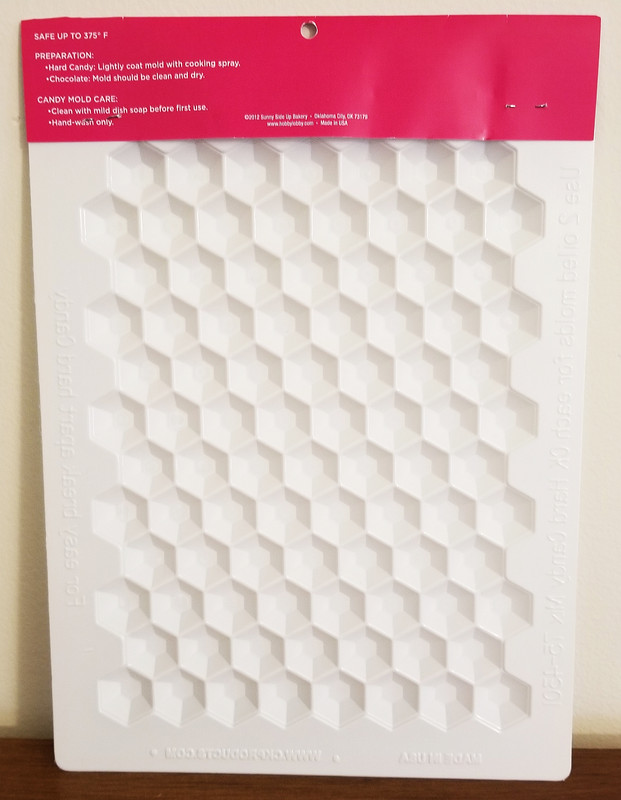 Sunny Side Up "HEXAGONS" Break Apart Candy Mold Chocolate Plastic 796144 NEW gallery