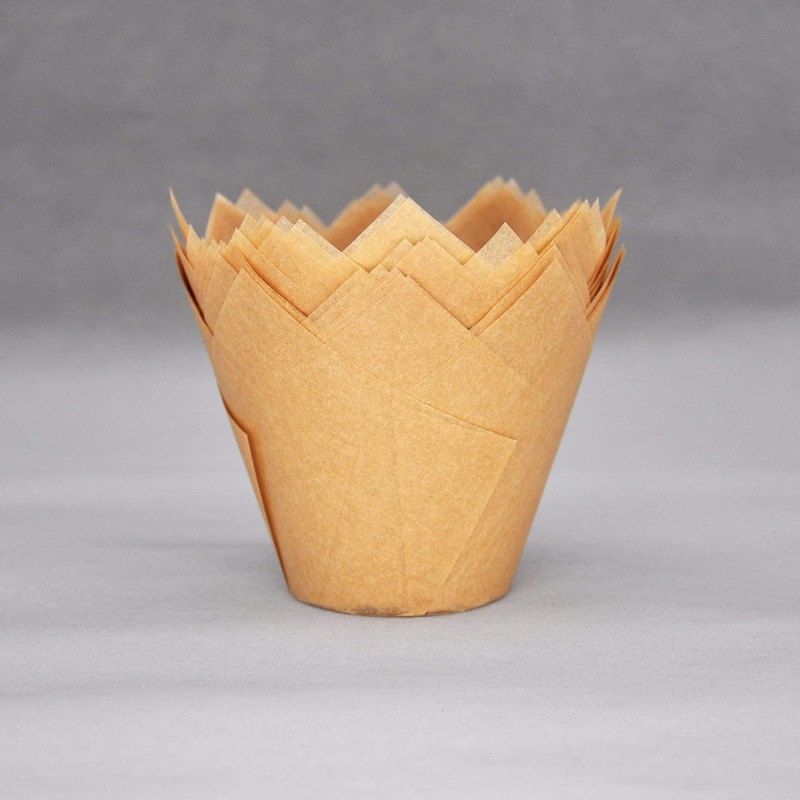 Extra Large Baking Cups, 125 Pcs Tulip Muffin Liners, 2.25 X 3.75 Inch gallery