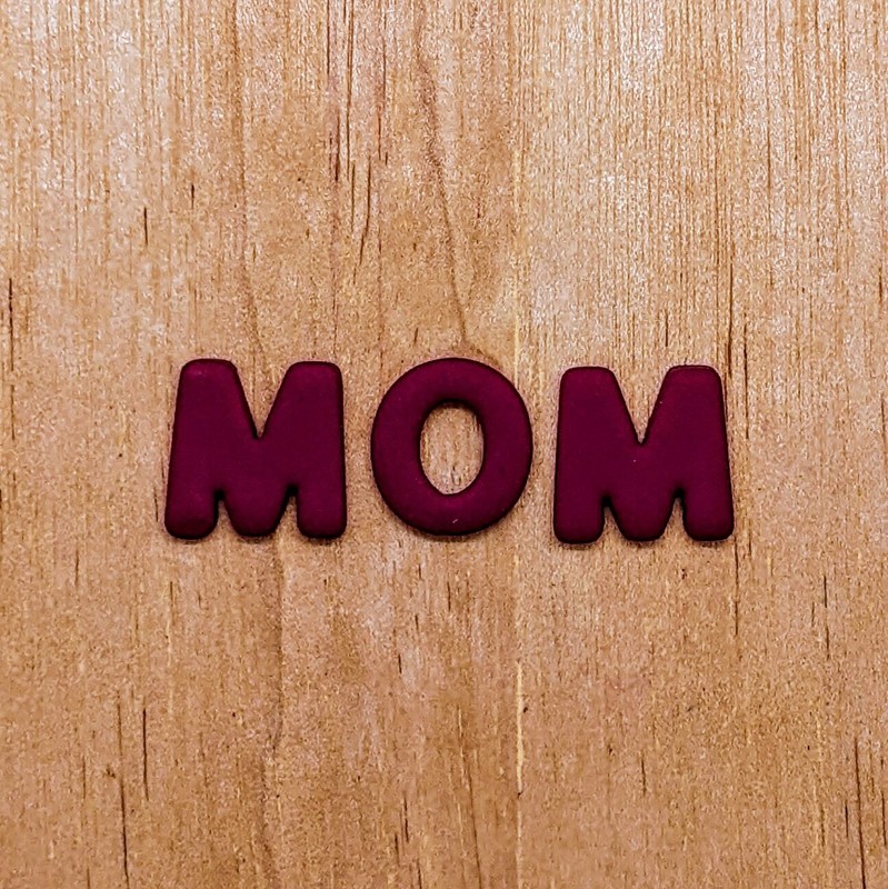 Mom Letters M and O, 2 Piece Cutter Set: Tool for Cookies, Ceramics, Pottery gallery